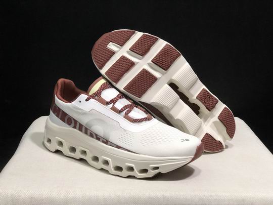 Cheap On Cloudmonster Shoes Men Women White Wine-01